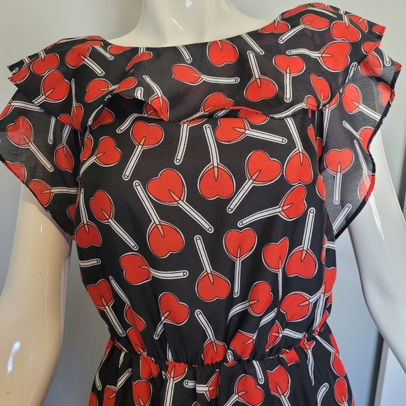 Molly Bracken Lollipop Print Dress, VGUC, Size M - Picture 3 of 9